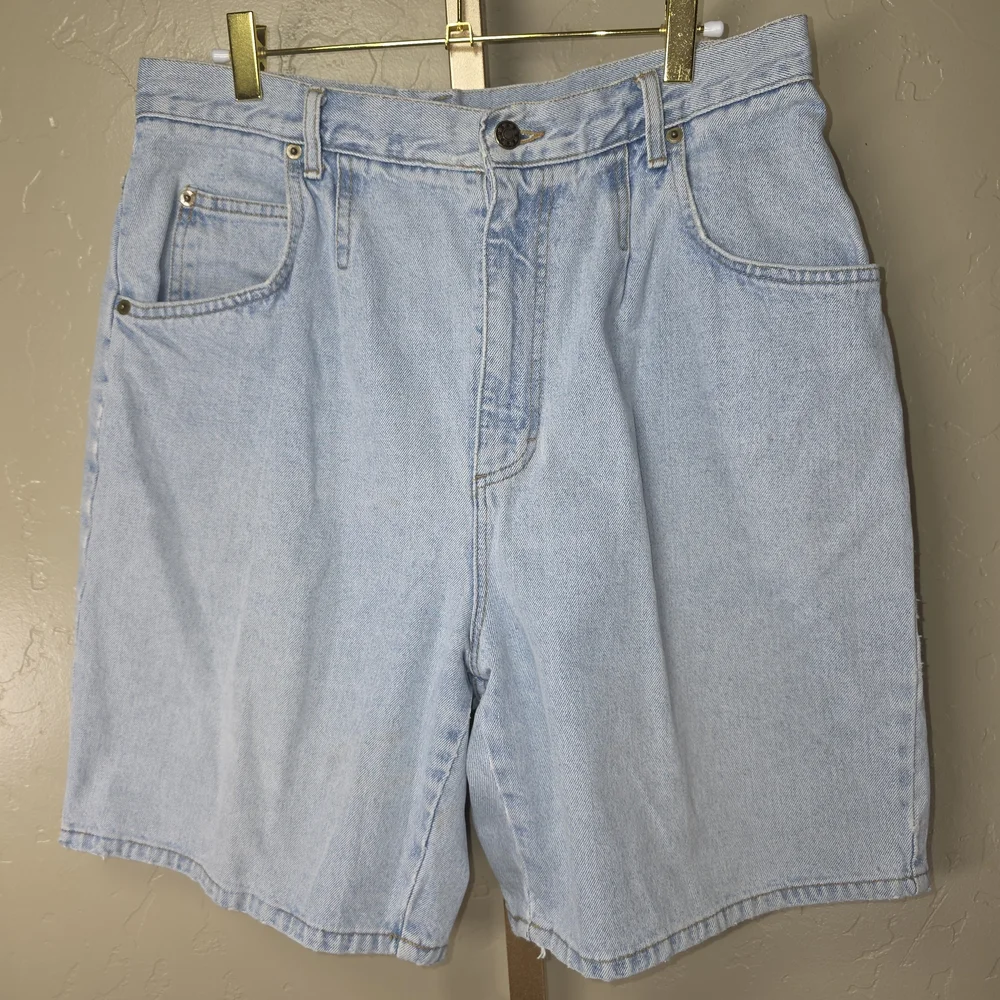 High Sierra Vintage Jorts 90s Denim Baggy Shorts High Waist 100% Cotton